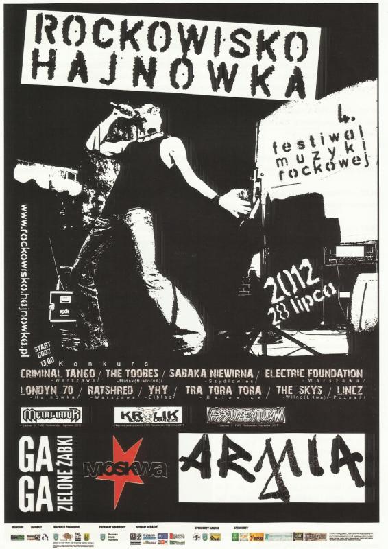 Plakat 4 Festiwal Rockowisko